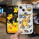 thumbnail image 4 of Funda de teléfono de dibujos animados Pokémon Pikachu para iPhone 16, 15, 14, 13, 12, 11 Pro Max, 16, 15, 14, 8, 7 Plus, X, XS Max, 8, 7, cubierta de silicona a prueba de golpes, 4 of 5