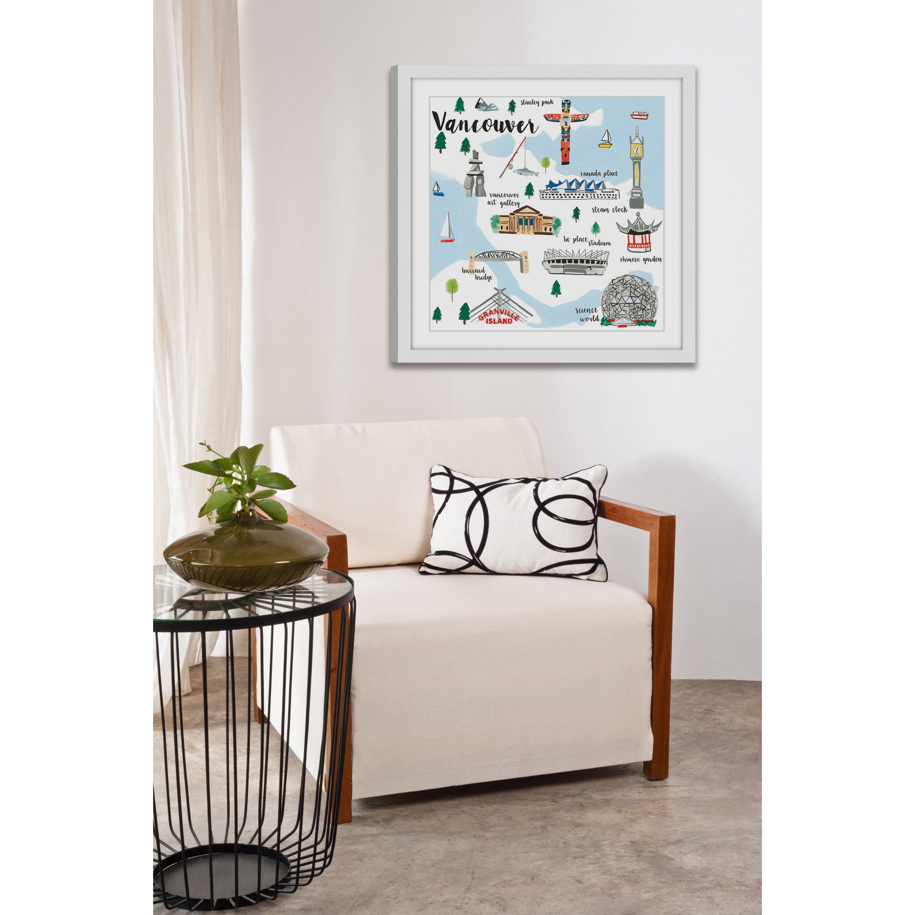 Marmont Hill "Vancouver" by Molly Rosner Framed Painting Art Print