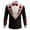 B-Black, variant on Mens T-Shirts Valentine's Day Print Blouses Long Sleeve Button Lapel Casual Tops for Man