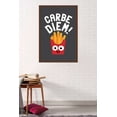 thumbnail image 2 of DaVid Olenick - Carbs Wall Poster, 22.375" x 34", Framed, 2 of 2
