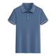 thumbnail image 5 of Camisa de Solapa de Manga Corta de Ocio de las Mujeres, Suave Transpirable de Tres Botones de Cuello Superior para Uso Diario de la Oficina, 5 of 5