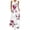 White-A, variant on Penkiiy Women Casual Loose Printed Tank Dress Beach V-neck Pocket Sundress Sleeveless Dresses 2XL Multicolor