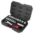 thumbnail image 1 of Adaptadores Llave Trinquete Central Herramienta Reparación Automóviles Multiusos 17 Uds., 1 of 9