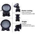 thumbnail image 3 of Waterproof Underwater Spot Lights Multicolour RGB Aquarium Lights with Remote Control for Garden Pond Fish Tank Swimming Pool,UK Plug (Set of 1 Light), 3 of 5