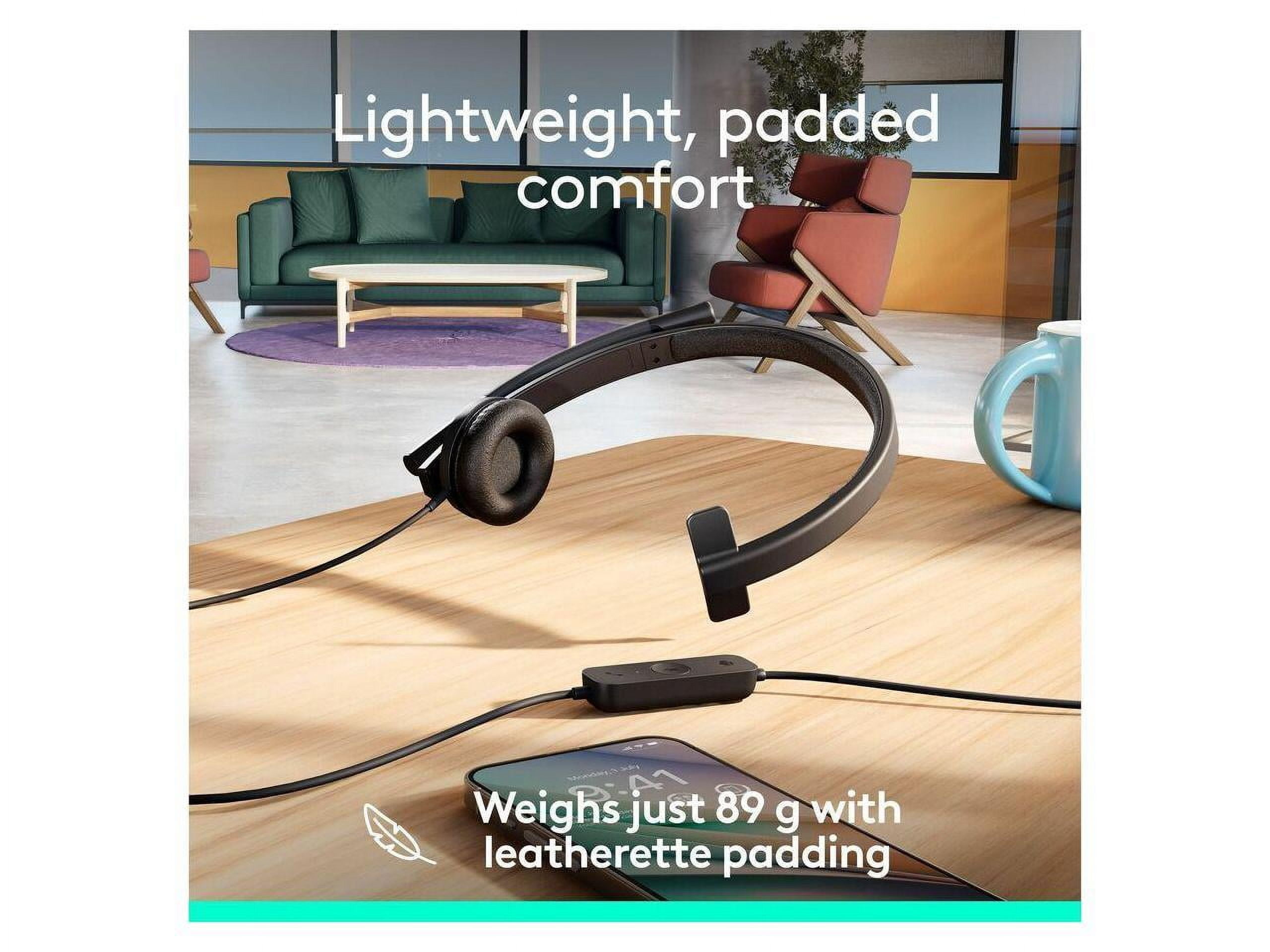 Logitech H570e USB Headset with Microphone for PC and Mac
