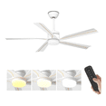 thumbnail image 1 of entiladores De Techo Con Luz Y Control Remoto 142cm Xtellar blanco, 1 of 4