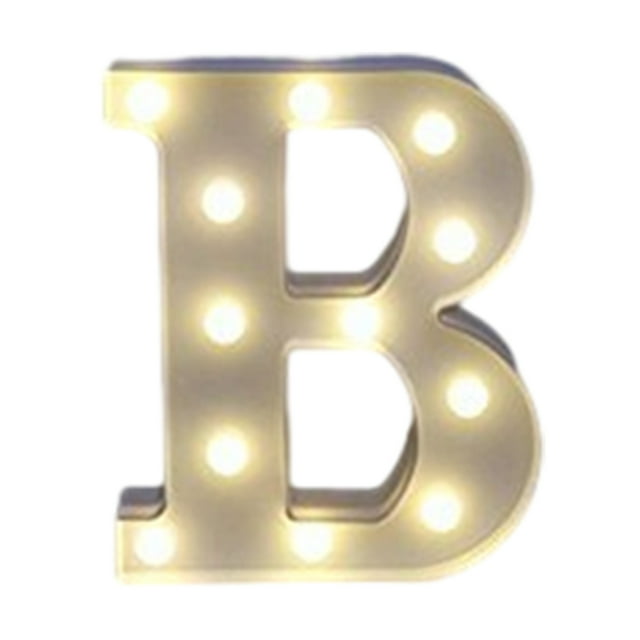 Dvkptbk Light up Letters , LED Letters Lights Sign 26 Alphabet Big Lights Letter for Party Birthday Bar Battery Powered Christmas Decor Letter Lights (Warm White) Letter Light Home Essentials