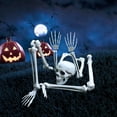 thumbnail image 1 of Halloween Skeleton Prop Human Full Size Skull Hand Garden Model Decor, 1 of 5