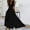 1-Black, variant on Dresses for Women Plus Size Sleeveless V-Neck Wrapped Chest Long Dress
