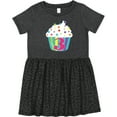 thumbnail image 3 of Inktastic 3rd Birthday Cupcake Girls Toddler Dress, 3 of 5