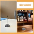 thumbnail image 3 of Homoyoyo 6Pcs Compact Black Restaurant Check Spindle Receipt Holder for Desk Space Saving Use, 3 of 8