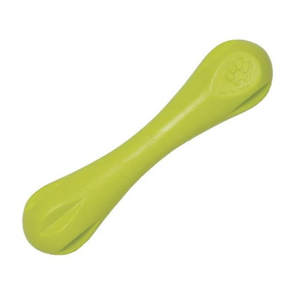 West Paw 8000371 Zogoflex Green BoneHurley Bone Synthetic Rubber Chew Dog Toy, Large