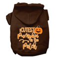 thumbnail image 4 of Mirage Pet Cutest Pumpkin in the Patch Screen Print Dog Hoodie Cream M, 4 of 10