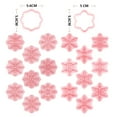 thumbnail image 6 of D-GROEE 9Pcs Christmas Cookie Cutter Plastic Snowflake Biscuit Mold 3D Mini Fondant Cookie Stampers DIY Christmas Party Molds, 6 of 8
