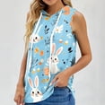 thumbnail image 1 of Xuyuer Happy Easter Holiday Print Essentials Sleeveless For Women - Soft Fitted Pullover Women's Fashion Printed Hooded Sleeveless Casual Daily Wear, 1 of 5