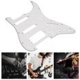 thumbnail image 4 of Strong Anti-interference Ability Durable And Long Service Life Guitar Pick Guard, Electric Guitar Pickguard, Easy To Install For Beginner Most Electric Guitars GSSH53 White Pearl, 4 of 8