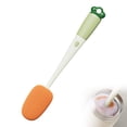 thumbnail image 2 of Multifunctional Bottle Brush Removable Long Handle Sponge Cleaning Brush with Brush Head and Soft Rubber Brush Head for Cleaning Baby Bottle Tableware, 2 of 8