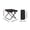 Black, variant on Portable Folding Stool - Handbag Style Chair for Camping Fishing and Queueing, Lightweight and Compact Outdoor Seat