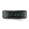 thumbnail image 3 of Auriga Black Titanium Polished with Black and Blue Carbon Fiber Inlay 8mm Band Size 13 for Women, 3 of 7