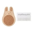 thumbnail image 1 of Cojín de alfileres de costura Cojín de madera Soporte para alfileres Suministros portátiles para manualidades Conejo, 1 of 9
