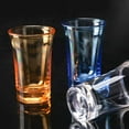 thumbnail image 5 of 6 Stück Party Shots Becher, Transparent Schnapsglasbecher(Acryl), 35 ml Plastik Schnapsglas mit 6 Würfeln für Tequila, Wodka, Cocktail - 6 Stück Bunte Tassen, 5 of 6