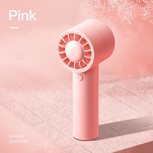 Mini ventilador de escritorio portátil con carga Usb de dibujos animados, nuevo ventilador de mano creativo con Base