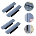 thumbnail image 3 of Hareemi 4pcs Cupboard Cabinet Pull Handles Drawer Door Knobs Pull Handles (Grey), 3 of 4
