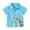 Blue, variant on KYAIGUO Kids Boys Lapel T-Shirt Toddler Cozy Cotton Lightweight Short Sleeve Shirt with Cute Cartoon Print Summer T-Shirt Sized 1-6T