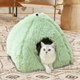 thumbnail image 2 of Nido de invierno Zulema con almohada desmontable verde, 2 of 8