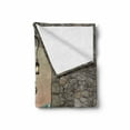thumbnail image 2 of Alice in Wonderland Soft Flannel Fleece Throw Blanket, Welcome Wonderland Black and White Floor Landscape Mushroom Lantern, Cozy Plush for Indoor and Outdoor Use, 60" x 80", Multicolor, by Ambesonne, 2 of 6