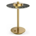 thumbnail image 1 of Portable Metal LED Table Lamp with Touch Sensor  3-Levels Brightness  Simple and Modern Luxury Experience  Rechargeable Battery Bedside Lamp Night Light for Kids Nursery Dining Room Lamp, 1 of 9