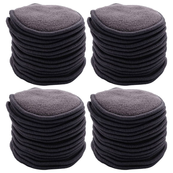64Pcs Reusable Bamboo Cotton Make Up Remover Pads Washable Triple Layer  Skin Care Wipe Pads Cleaning Pad with Bag