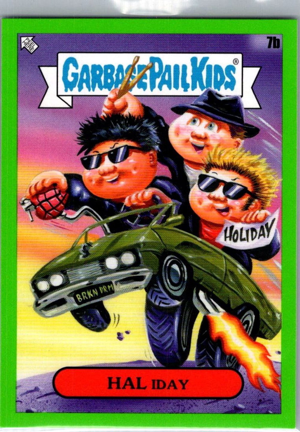 2025 Topps Garbage Pail Kids Green Day Hal Iday #7B Green Border ...