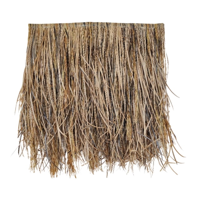 Almencla Artificial Thatch Roofing Accessory Sturdy Decorative Realistic Versatile Easy Style D