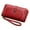 Red, variant on Long Wristlet Wallets for Women RFID Blocking Vegan Leather Large Capacity Card Holder Phone Clutch