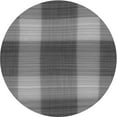 thumbnail image 1 of Ahgly Company Machine Washable Indoor Round Transitional Gunmetal Gray Area Rugs, 6' Round, 1 of 7