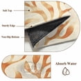 thumbnail image 6 of 6'x9' Area Rugs, Orange Beige Coral Indoor Outdoor Area Rug for Living Room Bedroom, Modern Abstract Coastal Beach Washable Bathroom Rugs Kitchen Floor Carpet Mats Home Decor Aesthetic, 6 of 8