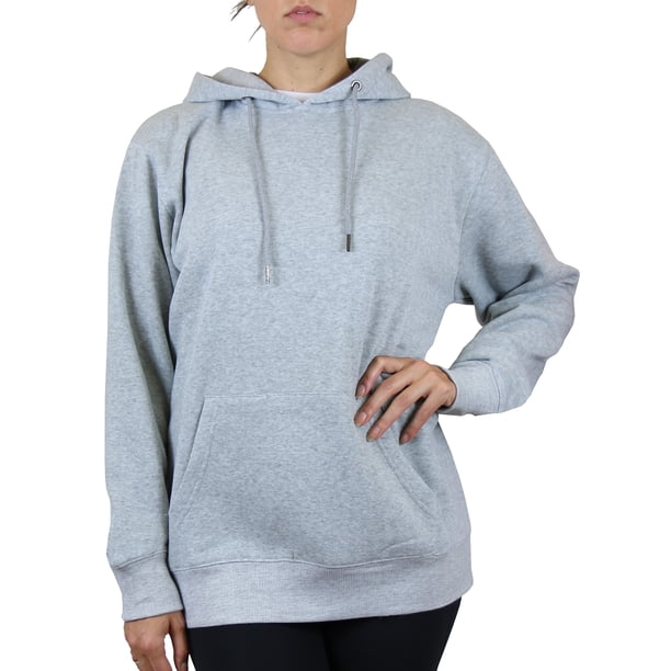 fleece lined pullover sweatshirt women's