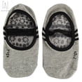 thumbnail image 3 of GustaveDesign 1 Pair Non Slip Yoga Socks for Women, Anti-Skid Full Toe Socks with Grips & Straps for Ballet Pilates Barre Dance Workout Fitness Indoor (Gray), 3 of 8