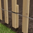 thumbnail image 5 of Greenes Fence Cedar Wood Garden Picket Fence, White 16" H x 8' L (4-pack, 32' Total), 5 of 5