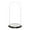 Black Wood Veneer Base, variant on Plymor 9.75" x 20" Glass Display Dome Cloche (no Base)