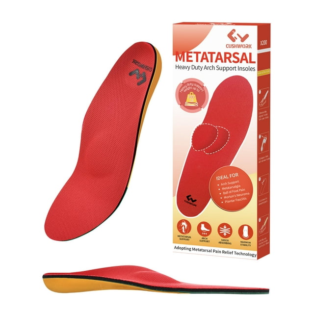 Plantillas de metatarsalgia Cushwork X200 para el dolor en la bola del pie