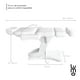 thumbnail image 2 of Camilla Electrica LUMO Consultorio Odontologo Silla SPA Faciales Blanco Grande, 2 of 9