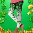 thumbnail image 4 of Levmjia Women Yoga Pants St Patricks Day Printed Fashion High Waist Workout Tight Leggings Soft Stretchy Polyester Gym Running Fitness And Casual Wear, 4 of 6