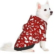 thumbnail image 2 of Fotbe Red Christmas Cheer. Sudadera con Estampado para Perros Pequeños – Suéter con Capucha para Mascotas, Tela Suave de Forro Polar con Bolsillo-X-Large, 2 of 7