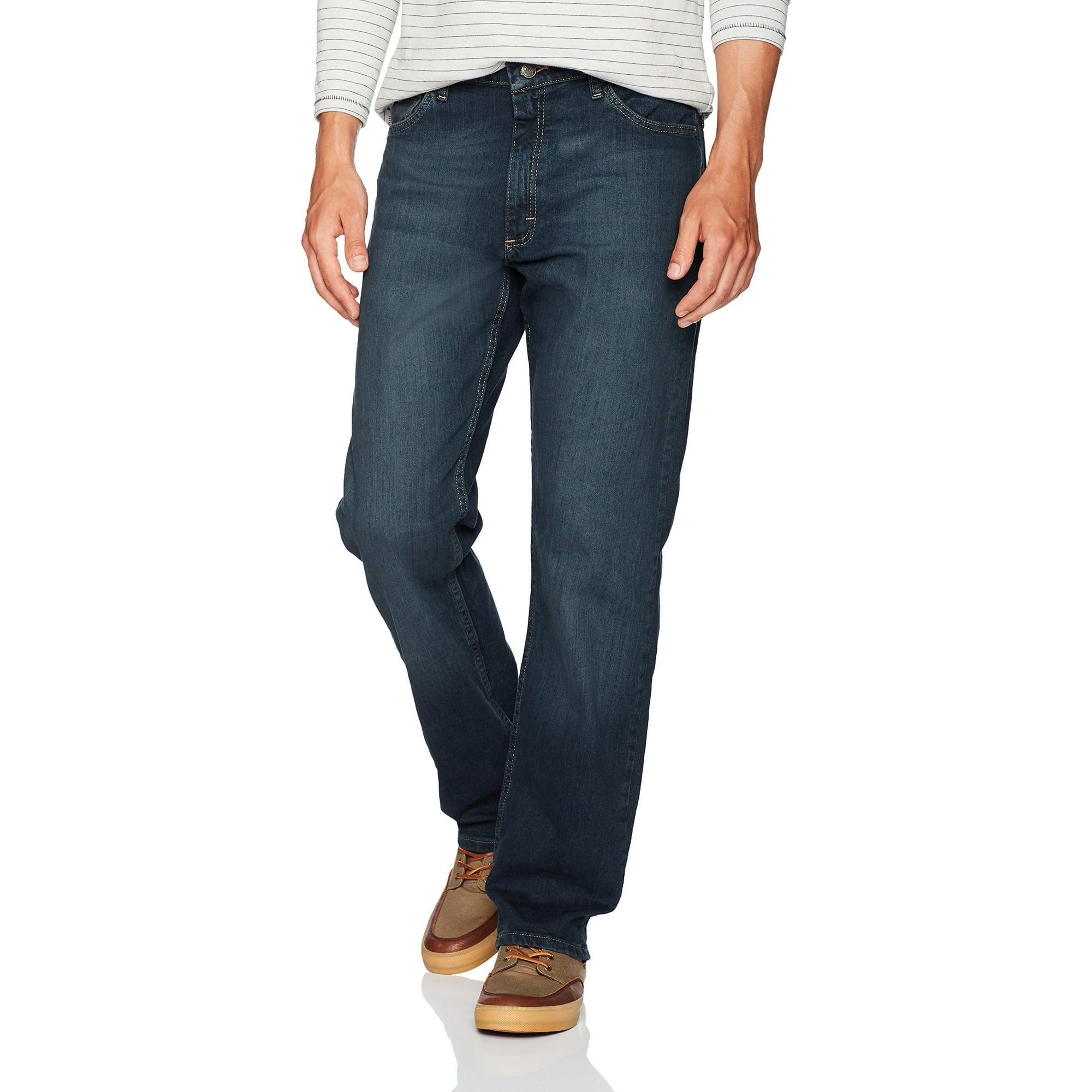 Wrangler Authentics Men's Classic Relaxed Fit Jean, Military Blue Flex, 34W  x 30L | Walmart Canada