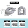 thumbnail image 4 of Inflatable Toilet Seat Cushion, Height Adjustable PVC Commode Support for Adults, Seniors, Elderly, Disabled_Perfect Gift, 4 of 5
