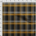 thumbnail image 3 of oneOone Silk Tabby Black Fabric Madras Check Sewing Craft Projects Fabric Prints By Yard 42 Inch Wide, 3 of 4