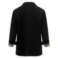 thumbnail image 7 of Xingpeng Leopard Print Lined Blazer for Women Fall Business Casual Jacket Long Sleeve Notch Lapel Work Office 2026 Black S, 7 of 7