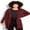 Plum, variant on Women's Plus Size Corina Long Sleeves Relaxed Fit Cardigan